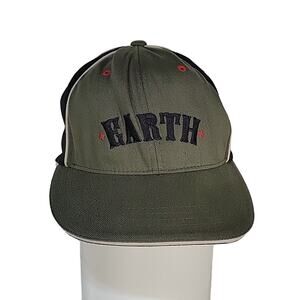 Planet Earth FlexFit Hat, Earth, Green/Black Cap